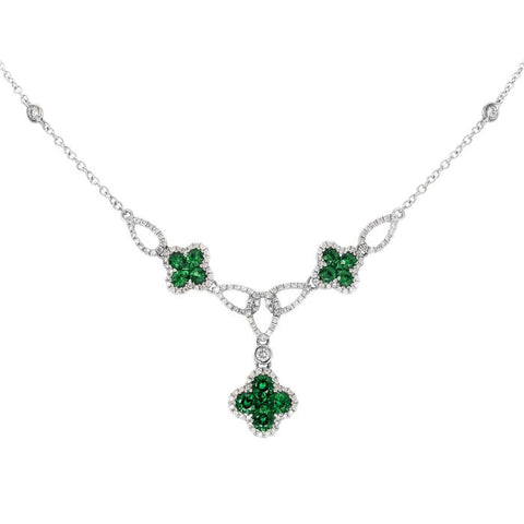 4F07750AWCHDE 18KT Emerald Necklace