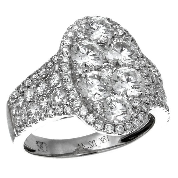 6F034525AWLRD0 18KT White Diamond Ring