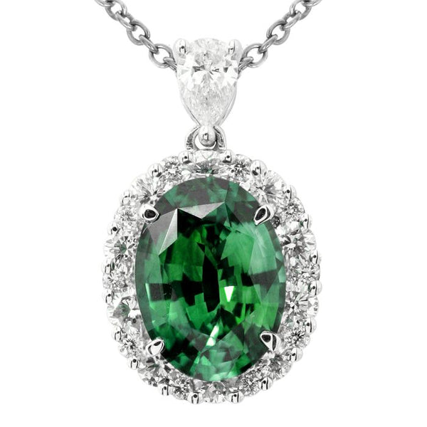 6F035699AWPDDE 18KT Emerald Pendant