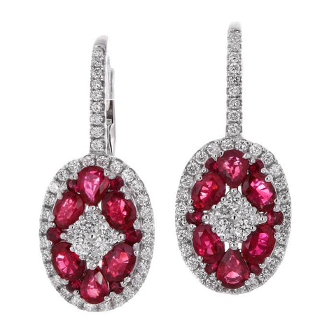 6F040593AWERDR 18KT Ruby Earring