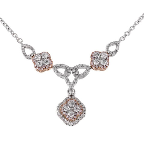 6F046201AQCHPD 18KT Pink Diamond Necklace