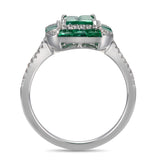 6F052084AWLRDE 18KT Emerald Ring