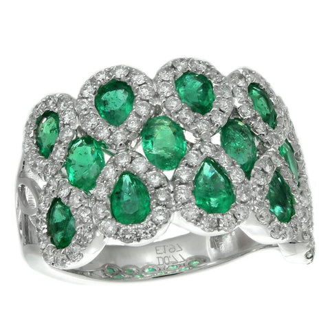 6F054767AWLRDE 18KT Emerald Ring