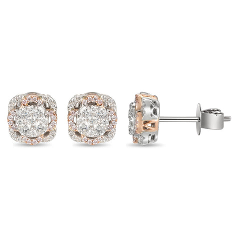 6F055246AQERPD 18KT Pink Diamond Earring