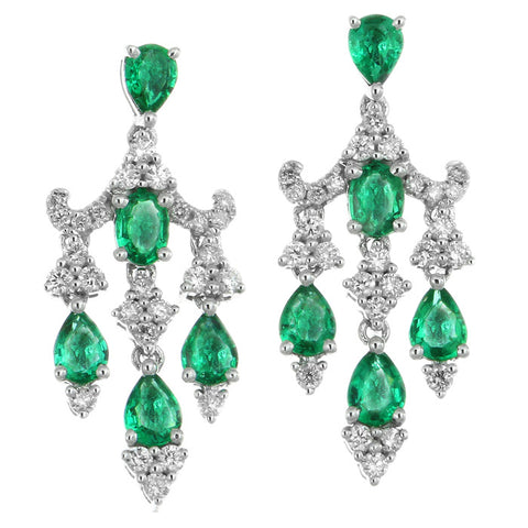 6F065481AWERDE 18KT Emerald Earring