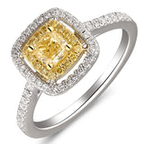 6F067115AULRBYD 18KT Yellow Diamond Ring