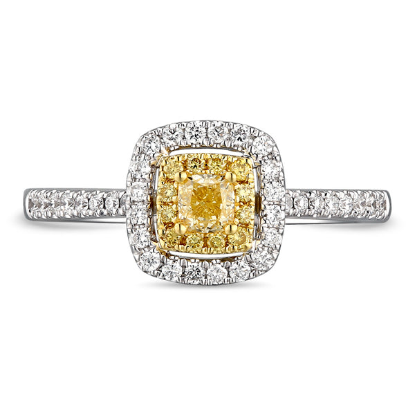 6F067292AULRBYD 18KT Yellow Diamond Ring
