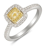 6F067292AULRBYD 18KT Yellow Diamond Ring