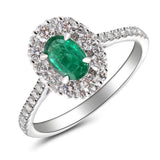 6F067879AWLRBDE 18KT Emerald Ring