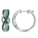 6F068379AWERDE 18KT Emerald Earring