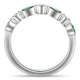 6F068393AWLRDE 18KT Emerald Ring