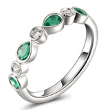 6F068393AWLRDE 18KT Emerald Ring