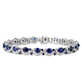 6F071974AWLBDS 18KT Blue Sapphire Bracelet