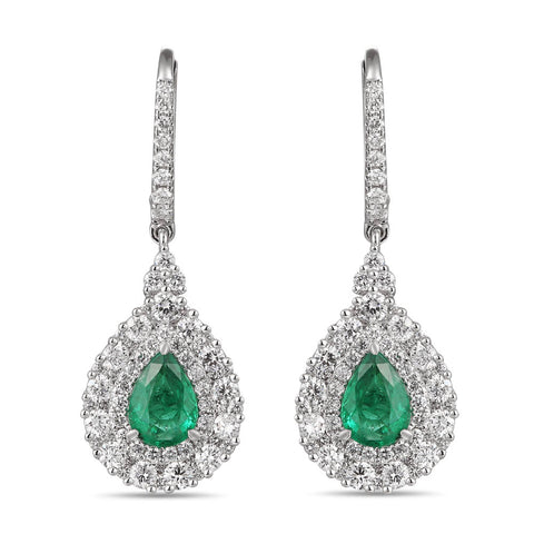 6F071983AWERDE 18KT Emerald Earring