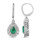 6F071983AWERDE 18KT Emerald Earring