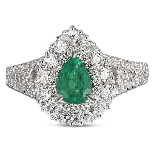 6F071984AWLRDE 18KT Emerald Ring