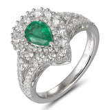 6F071984AWLRDE 18KT Emerald Ring