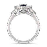 6F071986AWLRDS 18KT Blue Sapphire Ring
