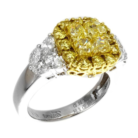 6F601868AULRYD 18KT Yellow Diamond Ring