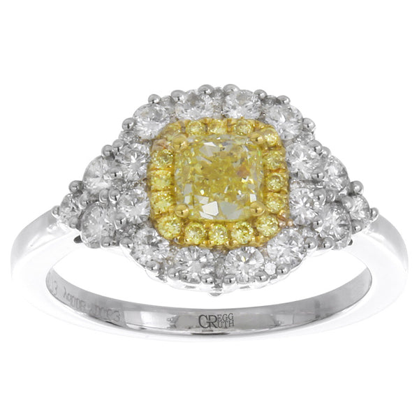 6F602125AULRYD 18KT Yellow Diamond Ring