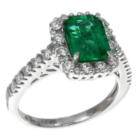 6F602870AWLRDE 18KT Emerald Ring