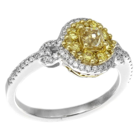 6F603077AULRYD 18KT Yellow Diamond Ring