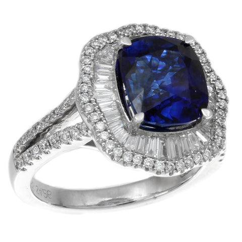 6F603179AWLRDS 18KT Blue Sapphire Ring
