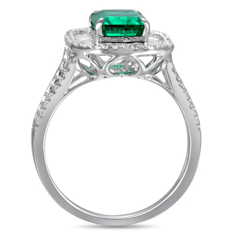 6F603728AWLRDE 18KT Emerald Ring