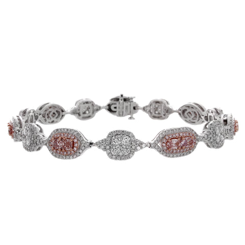 6F604879AQLBPD 18KT Pink Diamond Bracelet