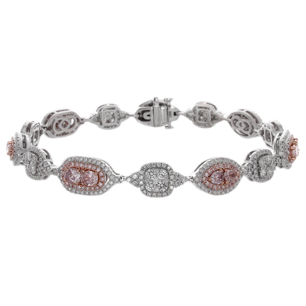6F604882AQLBPD 18KT Pink Diamond Bracelet