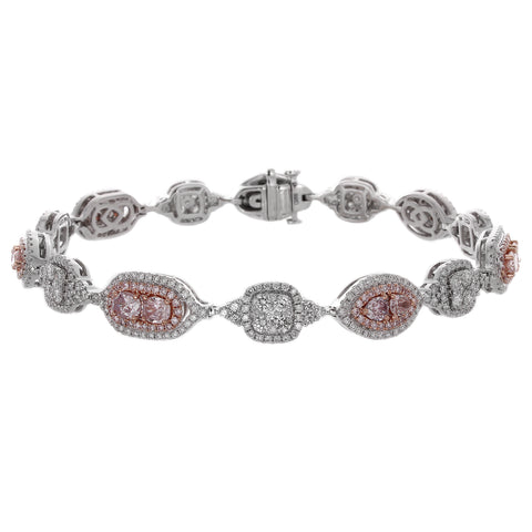 6F604882AQLBPD 18KT Pink Diamond Bracelet