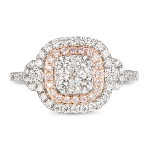 6F605094AQCHPD 18KT Pink Diamond Necklace