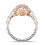 6F606325AQLRPD 18KT Pink Diamond Ring