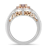 6F608103AQLRPD 18KT Pink Diamond Ring