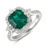 6F610617AWERDE 18KT Emerald Ring
