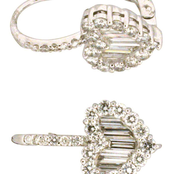 1F0099AWERD0 18KT White Diamond Earring