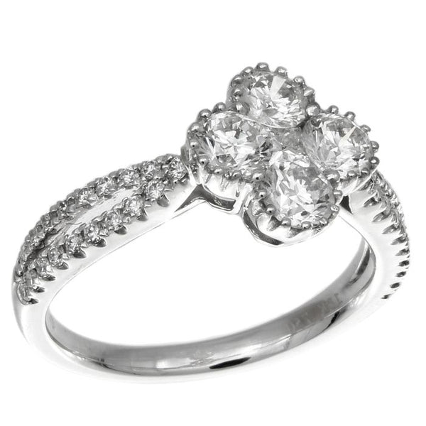 4F010241AWLRD0 18KT White Diamond Ring