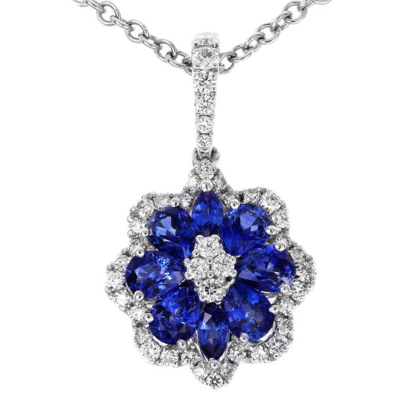 4F011200AWPDDS 18KT Blue Sapphire Pendant