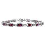 4F01146AWLBDR 18KT Ruby Bracelet