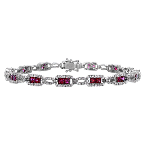 4F01146AWLBDR 18KT Ruby Bracelet