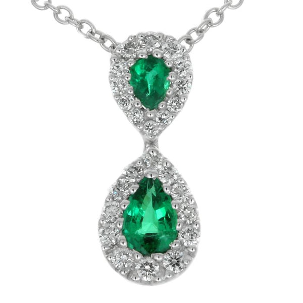 4F0169AWPDDE 18KT Emerald Pendant