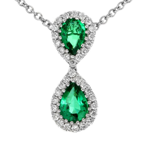 4F0238AWPDDE 18KT Emerald Pendant