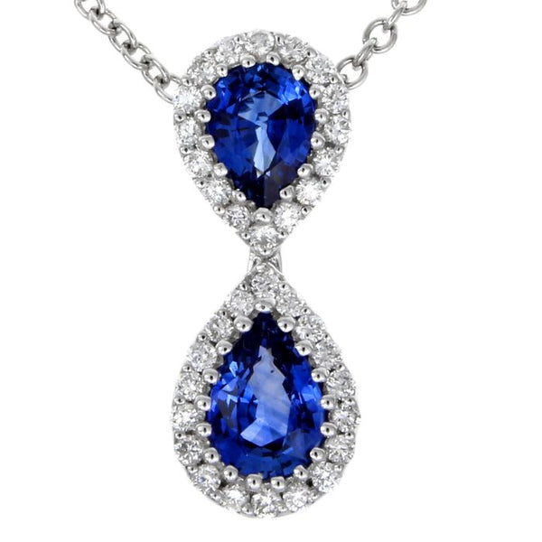 4F0238AWPDDS 18KT Blue Sapphire Pendant
