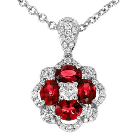 4F03288AWPDDR 18KT Ruby Pendant