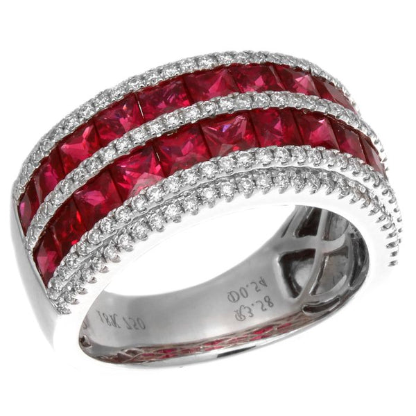 4F03460AWLRDR 18KT Ruby Ring