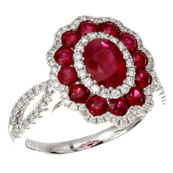 4F03747AWLRDR 18KT Ruby Ring