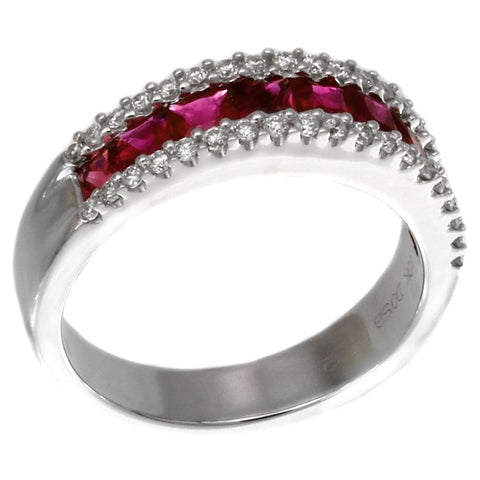 4F0399AWLRDR 18KT Ruby Ring