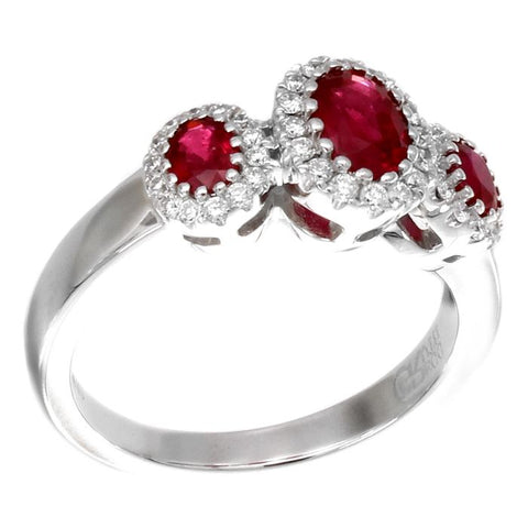 4F0436AWLRDR 18KT Ruby Ring