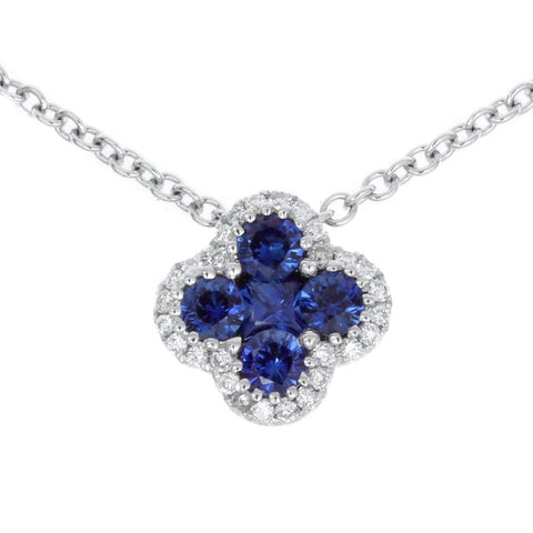 4F04484AWPDDS 18KT Blue Sapphire Pendant