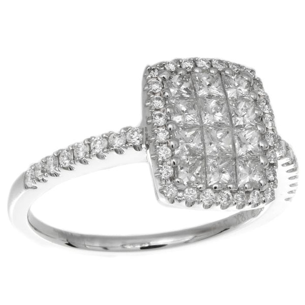 4F04831AWLRD0 18KT White Diamond Ring
